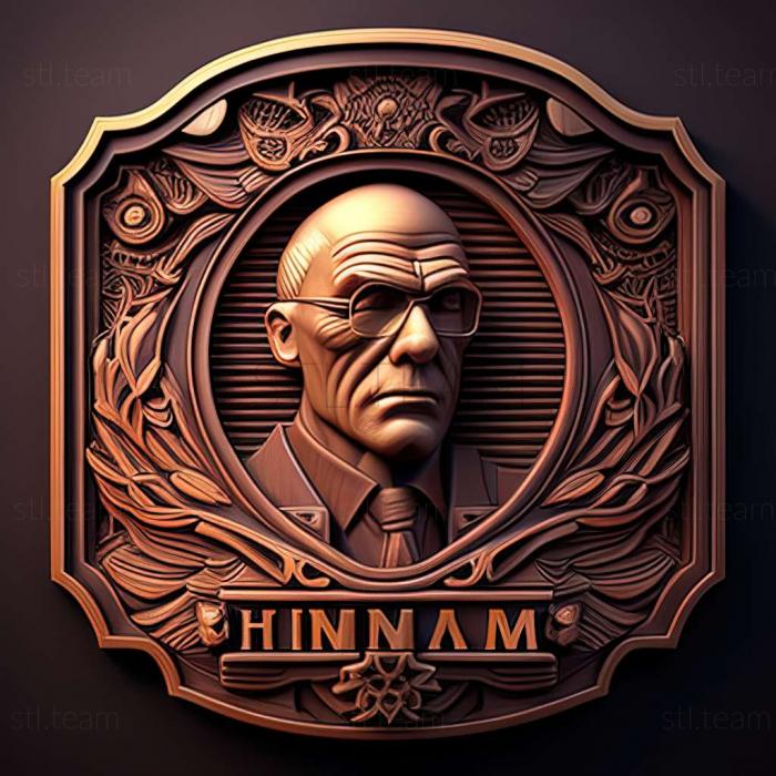 3D model Hitman Codename 47 game (STL)